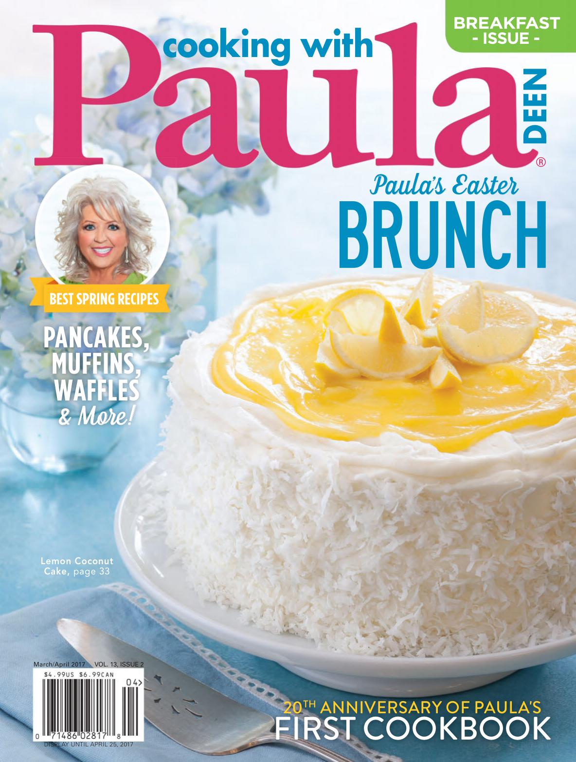 Cooking With Paula Deen Paulas Easter Brunch Marchapril 2017 Paula Deen