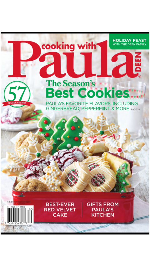 Cooking With Paula Deen The Seasons Best Cookies Novemberdecember 2019 Paula Deen