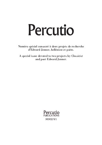 Percutio 2016 Percutio Ted Jenner Ed William Direen