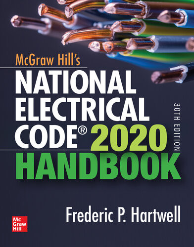 Mcgrawhills National Electrical Code 2020 Handbook 30th Edition 30th Edition Frederic P Hartwell