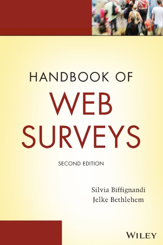 Handbook Of Web Surveys 2nd Edition Silvia Biffignandi Jelke Bethlehem