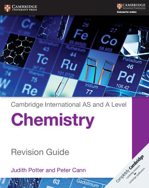 Cambridge International As And A Level Chemistry Revision Guide Judith Potter Peter Cann
