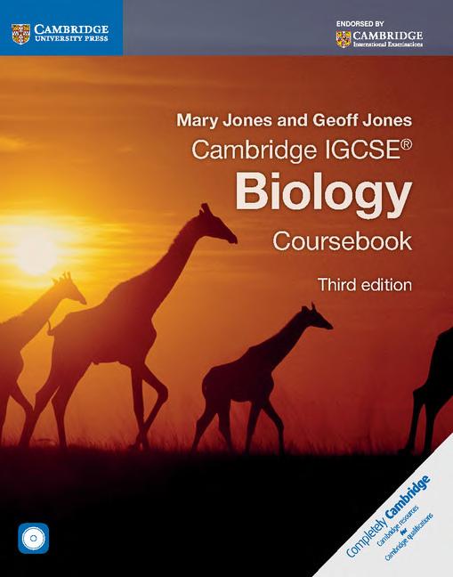 Cambridge Igcse Biology Coursebook With Cdrom 3rd Edition Mary Jones Geoff Jones