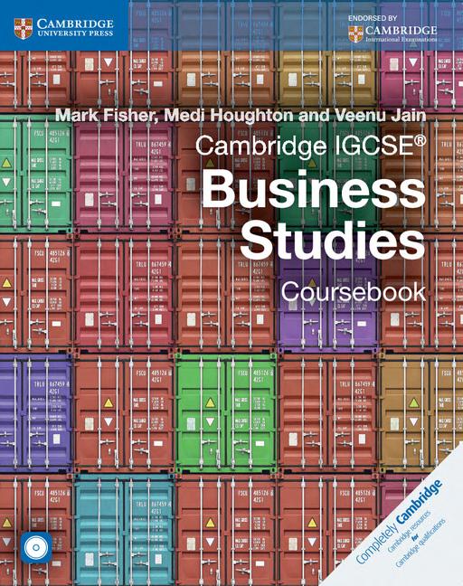 Cambridge Igcse Business Studies Coursebook With Cdrom 3rd Edition Mark Fisher Medi Houghton Veenu Jain