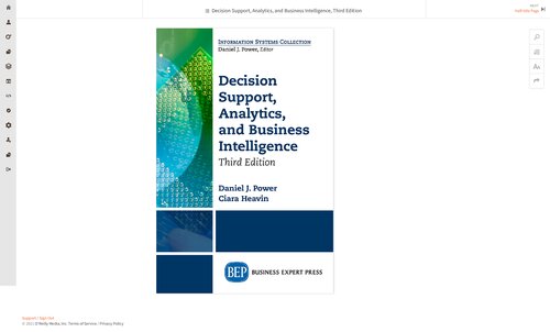 Decision Support Analytics And Business Intelligence 3rd Edition Daniel J Power