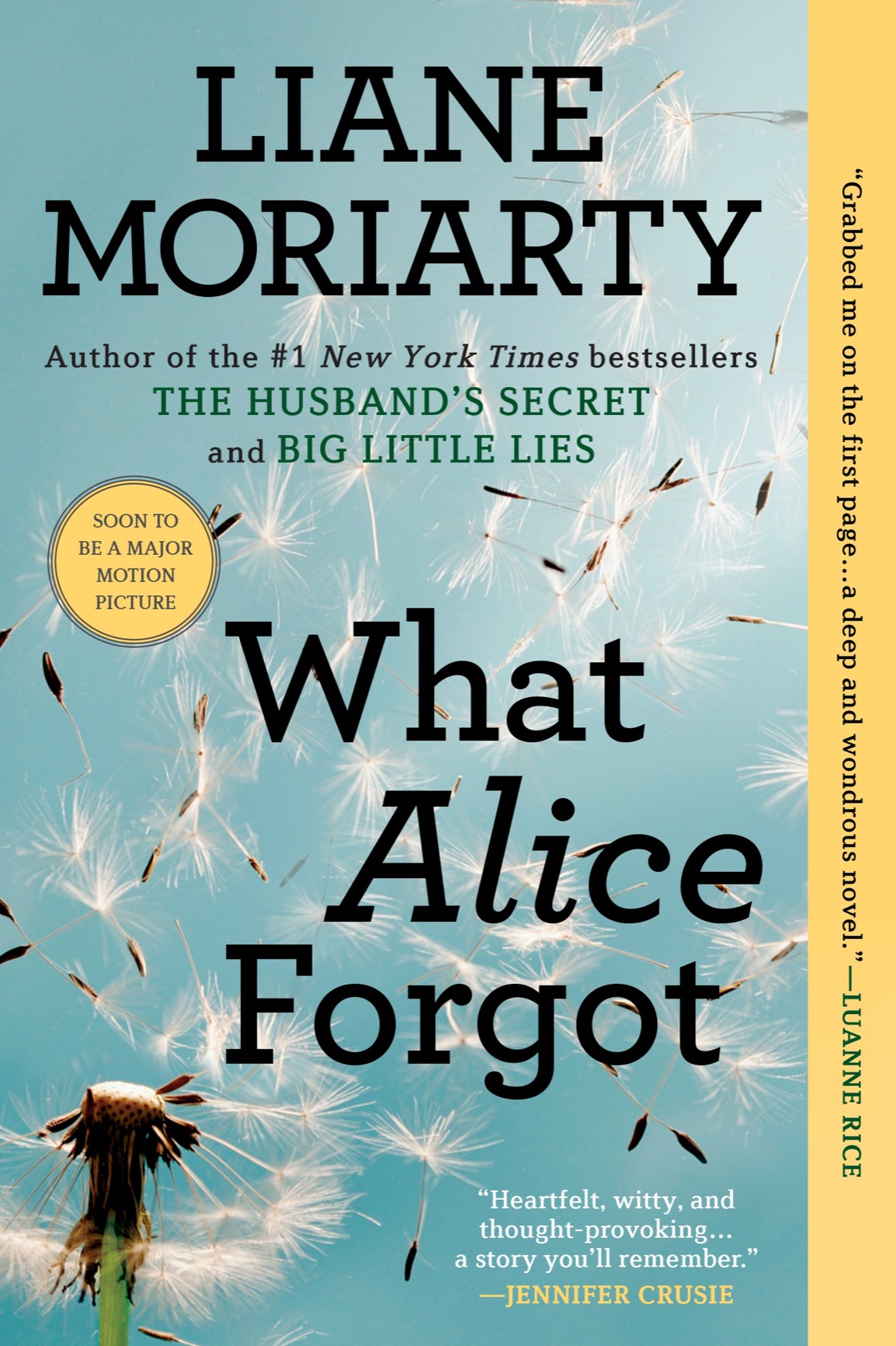 What Alice Forgot Liane Moriarty Moriarty Liane