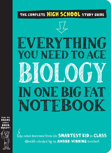 Everything You Need To Ace Biology In One Big Fat Notebook Workman Publishing