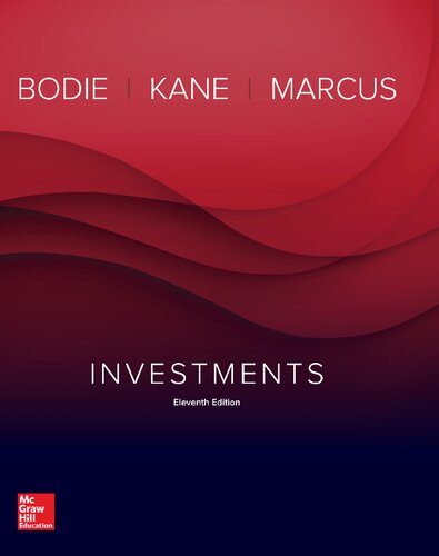 Investments Eleventh Zvi Bodie Alex Kane Alan J Marcus