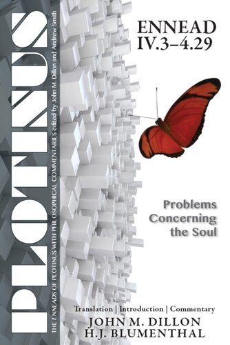 Plotinus Problems Concerning The Soul The Enneads Of Plotinusennead Ivi3429 1st Edition Plotinus