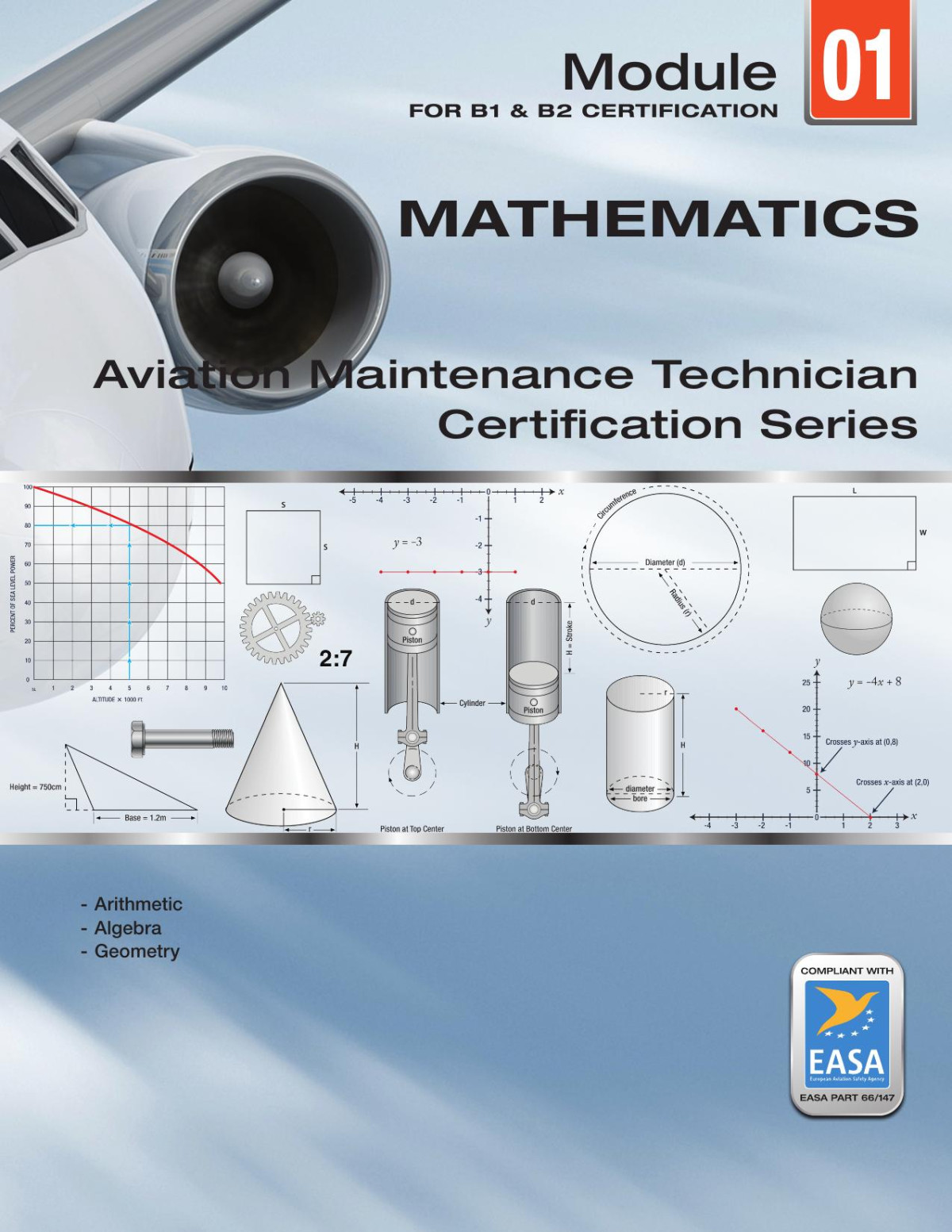 Easa Module 01 Mathematics For Aviation Maintenance Aircraft Technical Book Company Llc