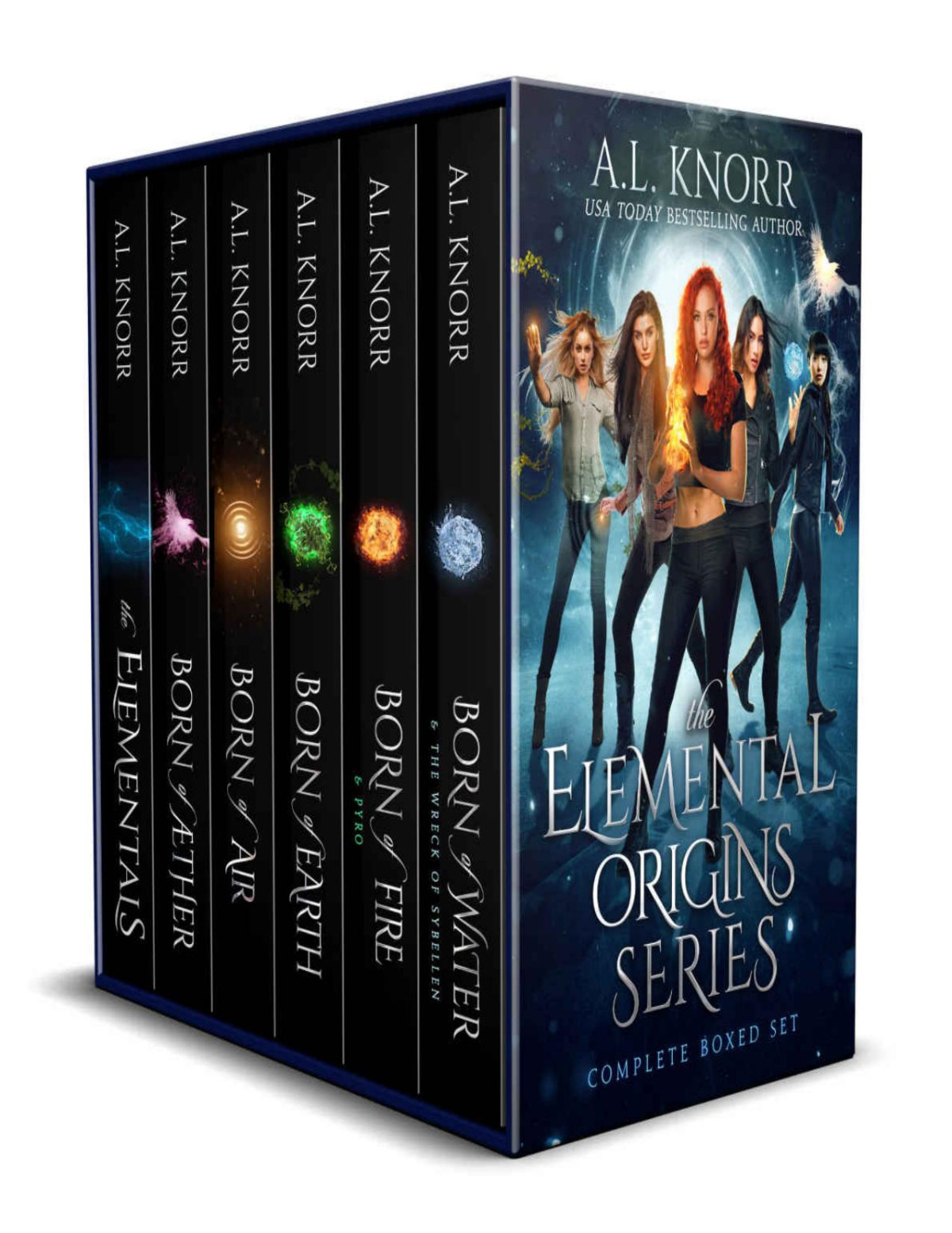 Elemental Origins The Complete Series Bundle Water Fire Earth Air Aether Ensemble Novel The Elemental Origins Series Al Knorr Knorr