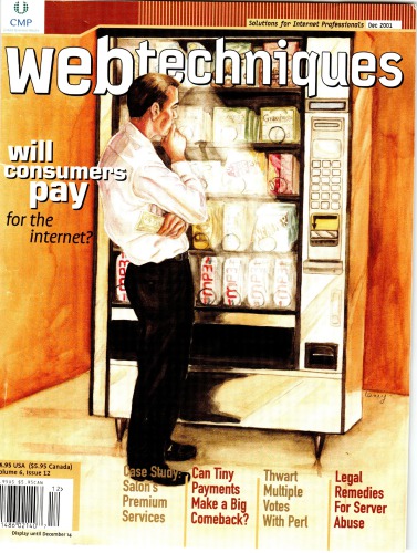 Web Techniques Vol 6 Issue 12 Dec 2001 Web Techniques