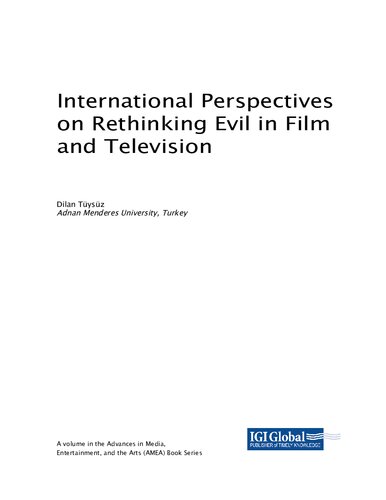 International Perspectives On Rethinking Evil In Film And Television Dilan Tysz
