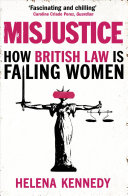 Eve Was Shamed How British Justice Is Failing Women 1st Edition Kennedy