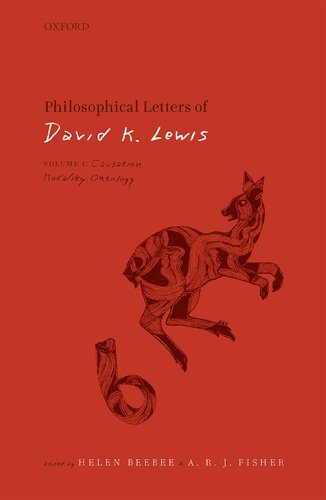 Philosophical Letters Of David K Lewis Volume 1 Causation Modality Ontology David K Lewis