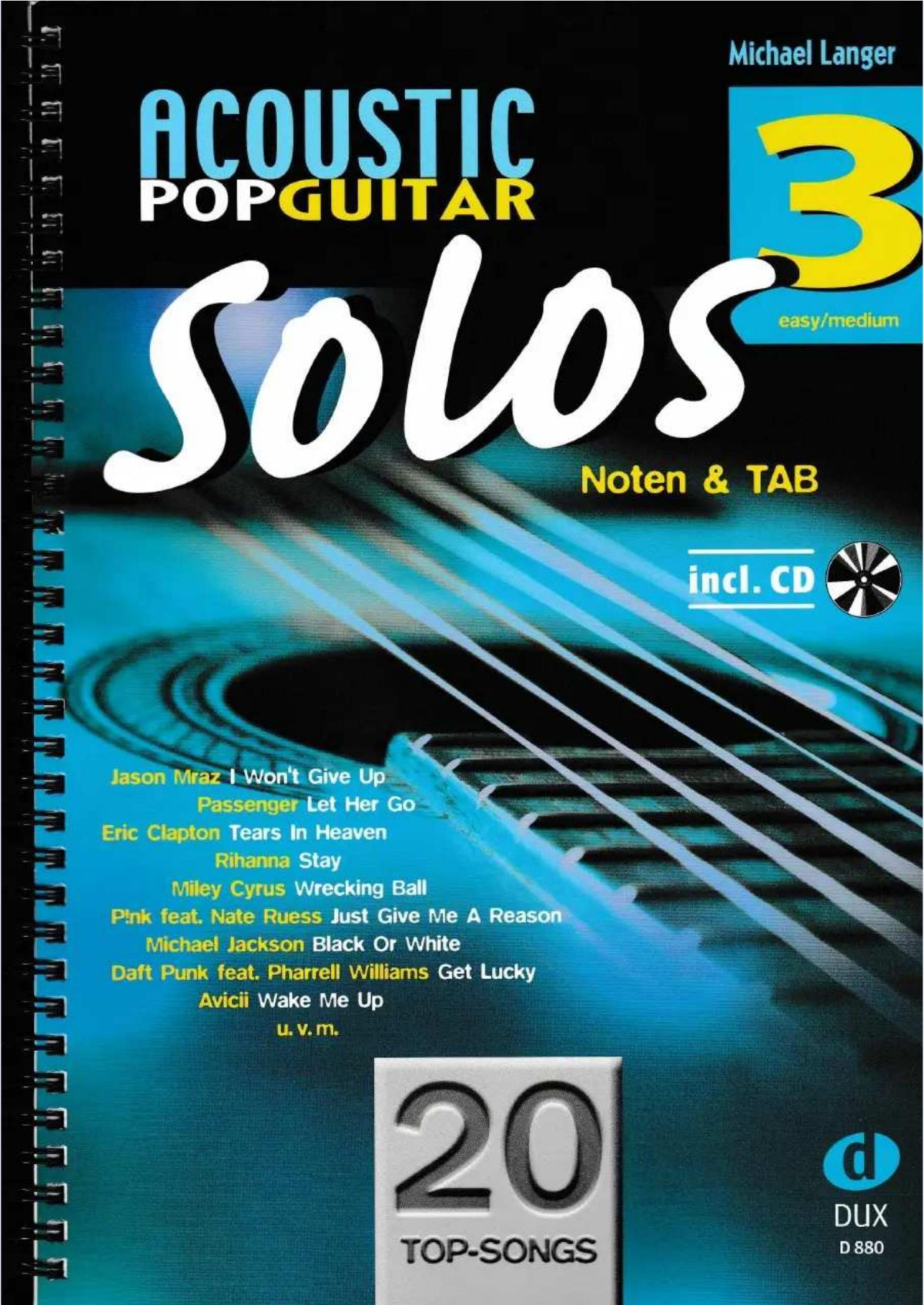 Acoustic Pop Guitar Solos Vol N 3 Michael Langer