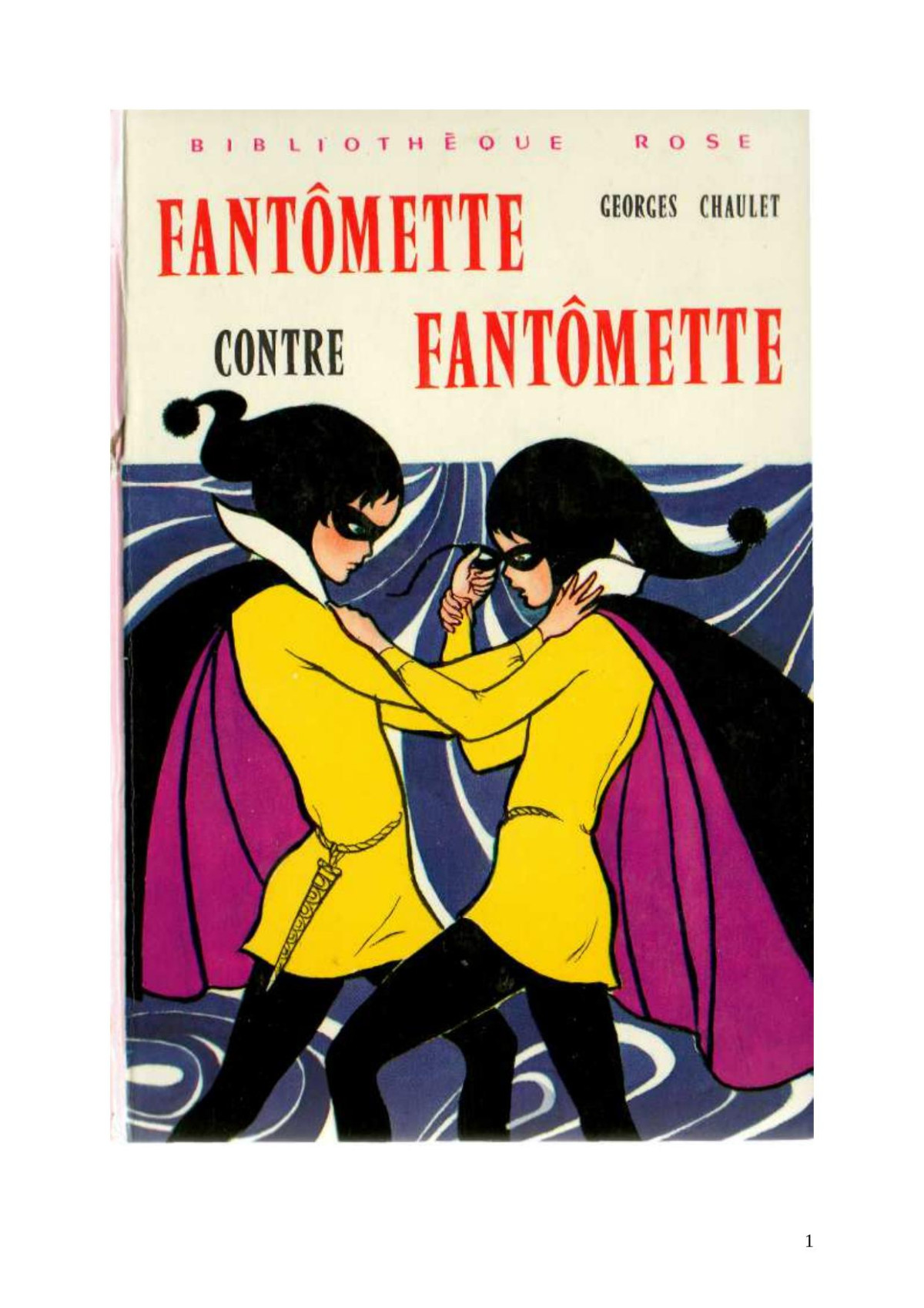 Fantmette 06 Fantmette Contre Fantmette Chaulet Georges Chaulet