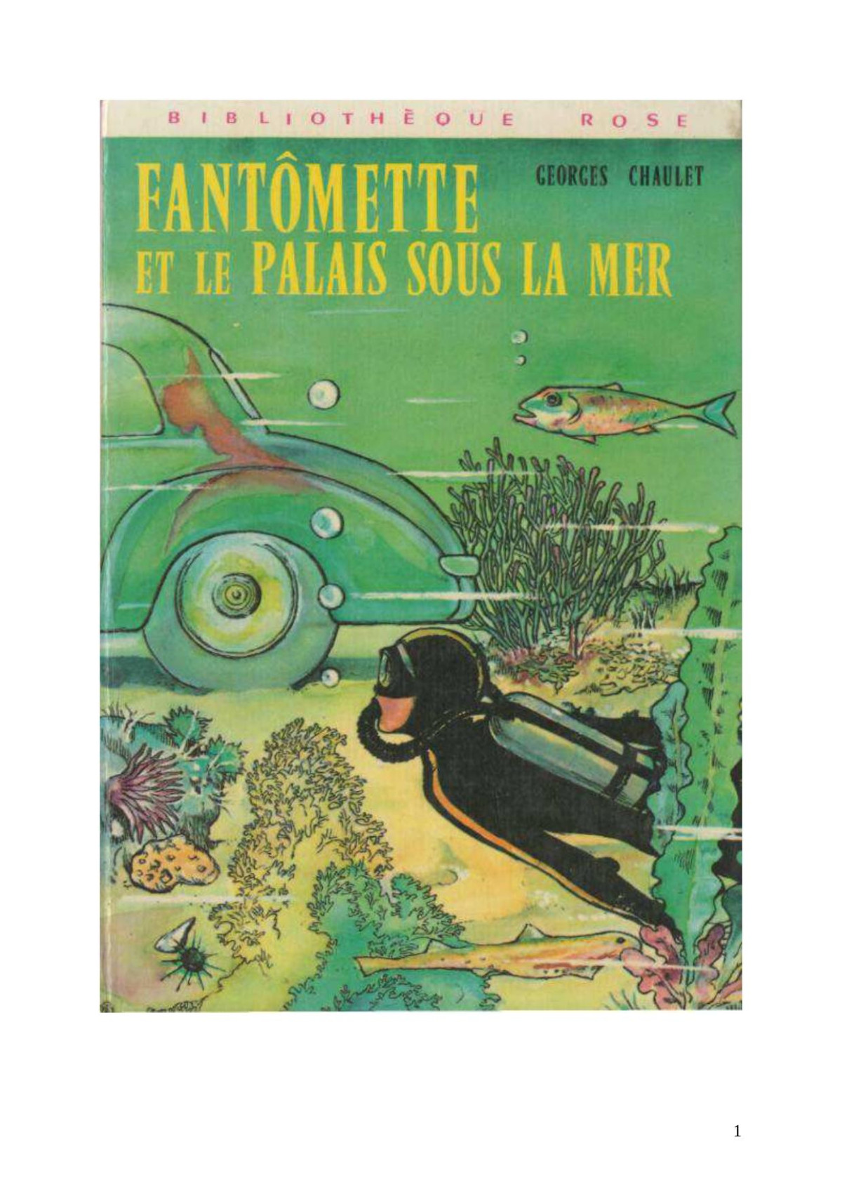 Fantmette 27 Fantmette Et Le Palais Sous La Mer Chaulet