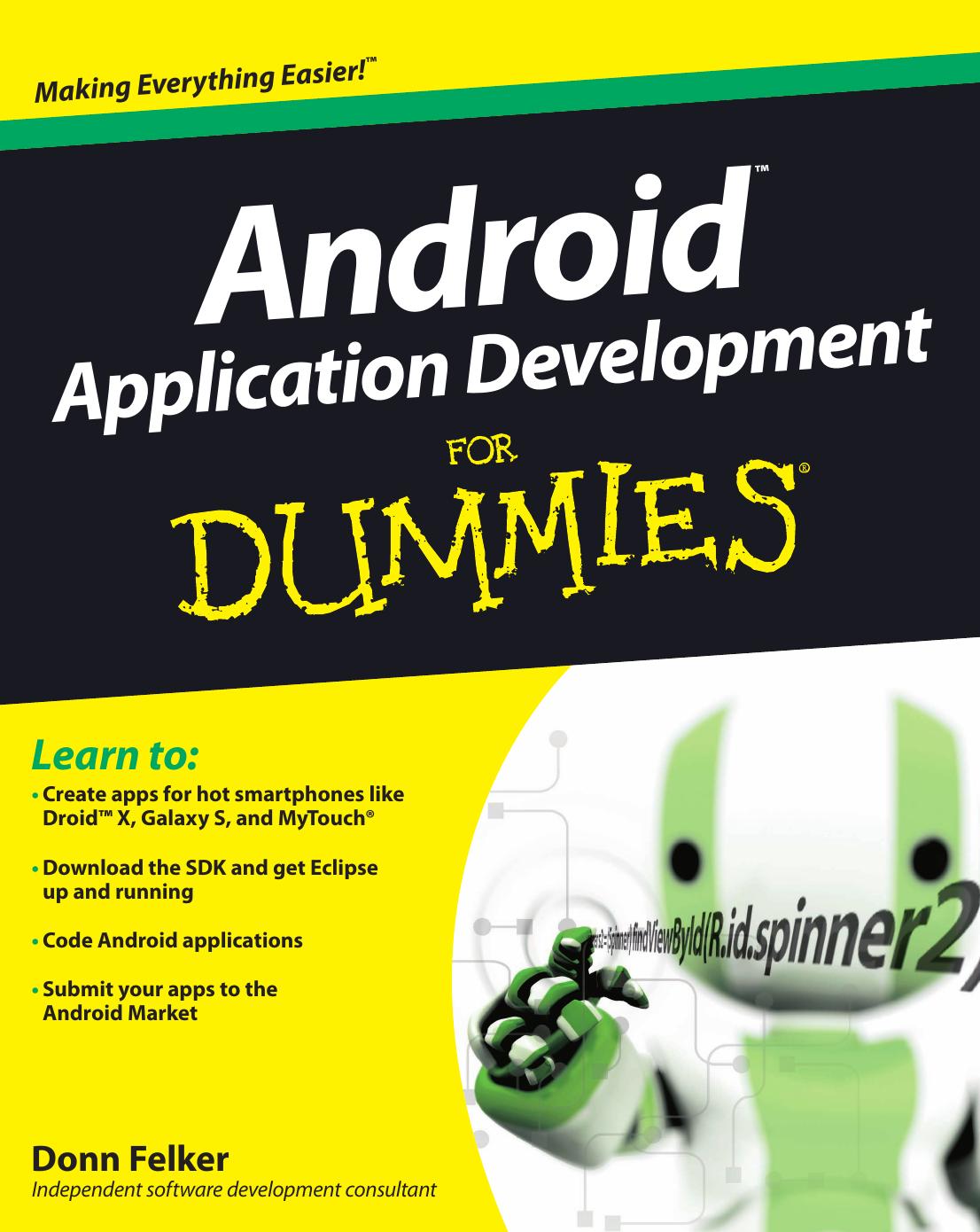 Android Application Development For Dummies Donn Felker