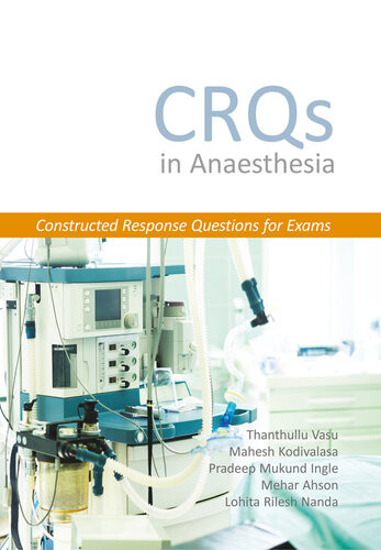 Crqs In Anaesthesia Thanthullu Vasumahesh Kodivalasapradeep Mukund Inglemehar Ahsonlohita Rilesh Nanda