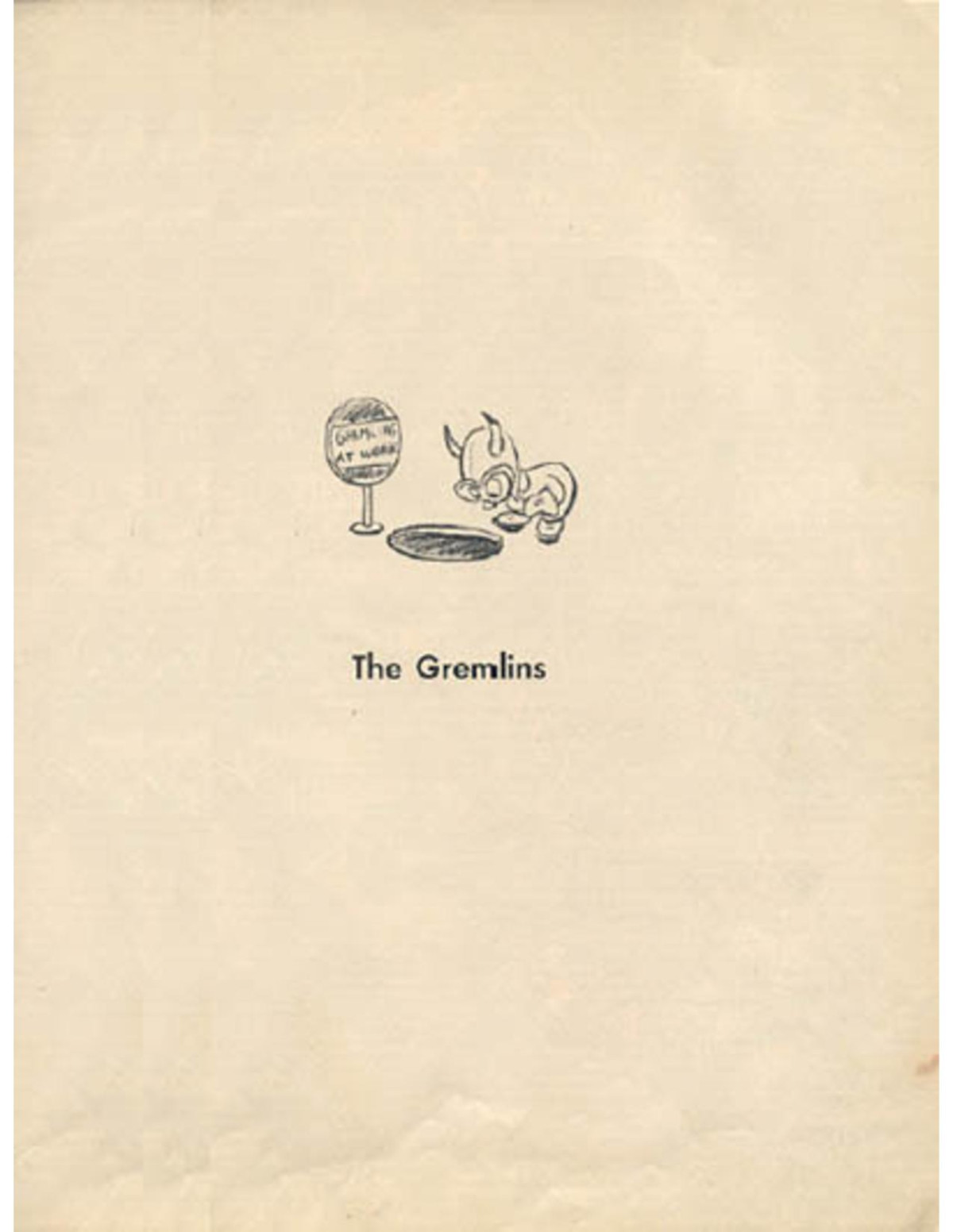 The Gremlins Roald Dahl