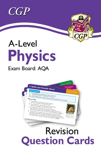 New Alevel Physics Aqa Revision Question Cards Cgp Books
