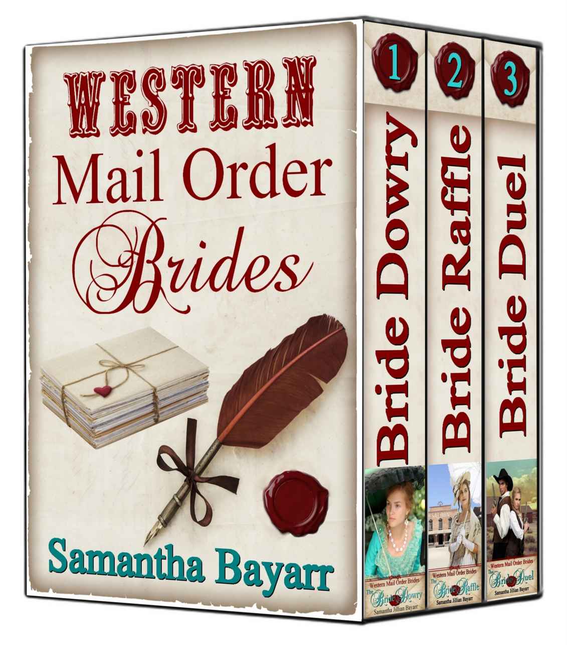 Western Mail Order Brides Sweet Clean Western Historical Romance Collection 3 Book Boxed Set Samantha Jillian Bayarr Bayarr