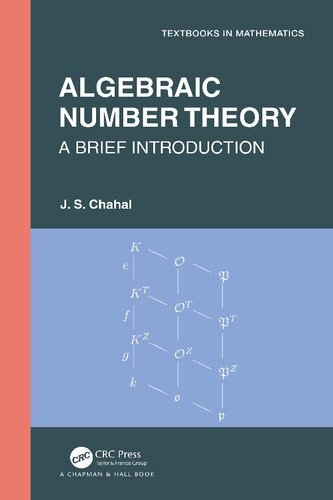 Algebraic Number Theory A Brief Introduction 1st Edition Js Chahal