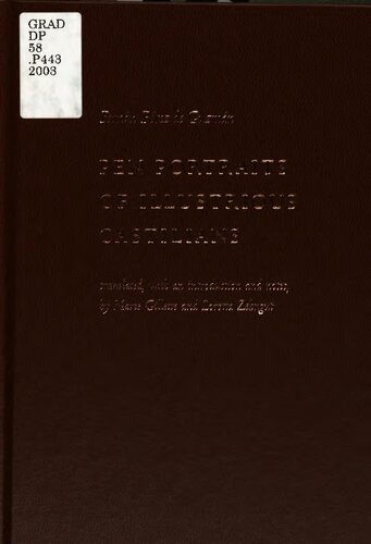 Pen Portraits Of Illustrious Castilians Fernn Prez De Guzmn Marie Gillette Loretta Zehngut