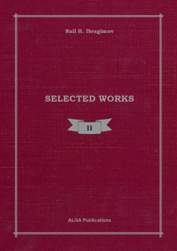 Selected Works Vol2 Ibragimov N