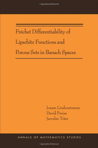 Frchet Differentiability Of Lipschitz Functions And Porous Sets In Banach Spaces Joram Lindenstrauss