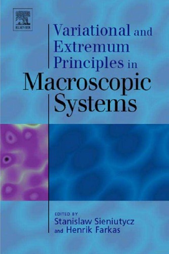 Variational And Extremum Principles In Macroscopic Systems Sieniutycz S