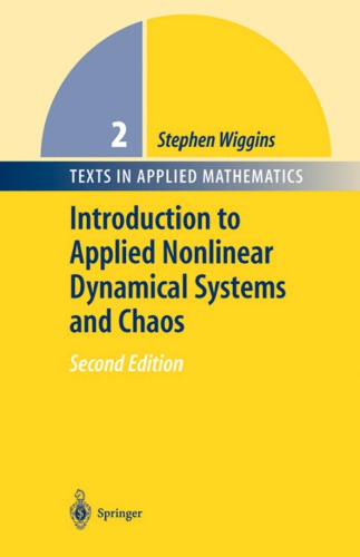 Introduction To Applied Nonlinear Dynamical Systems And Chaos 2ed Wiggins S