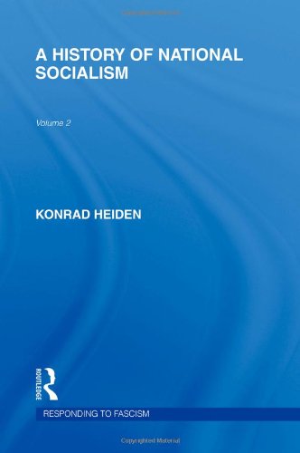 A History Of National Socialism Konrad Heiden
