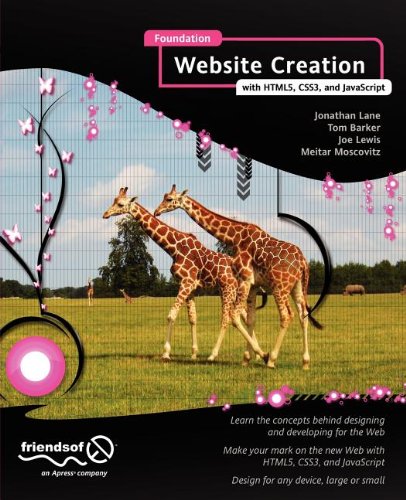 Foundation Website Creation With Html5 Css3 And Javascript 1st Edition Jonathan Lane