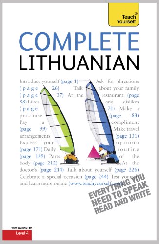 Teach Yourself Complete Lithuanian A Stumbriene