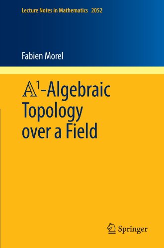 A1algebraic Topology Over A Field 1st Edition Fabien Morel Auth