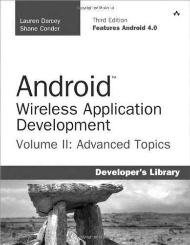 Android Wireless Application Development Volume Ii Advanced Topics 3rd Edition Lauren Darcey