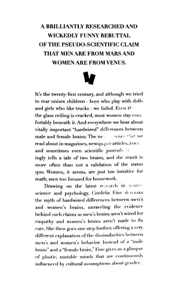 Delusions Of Gender How Our Minds Society And Neurosexism Create Difference 1st Edition Cordelia Fine