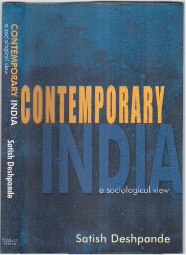 Contemporary India A Sociological View Deshpande Satish