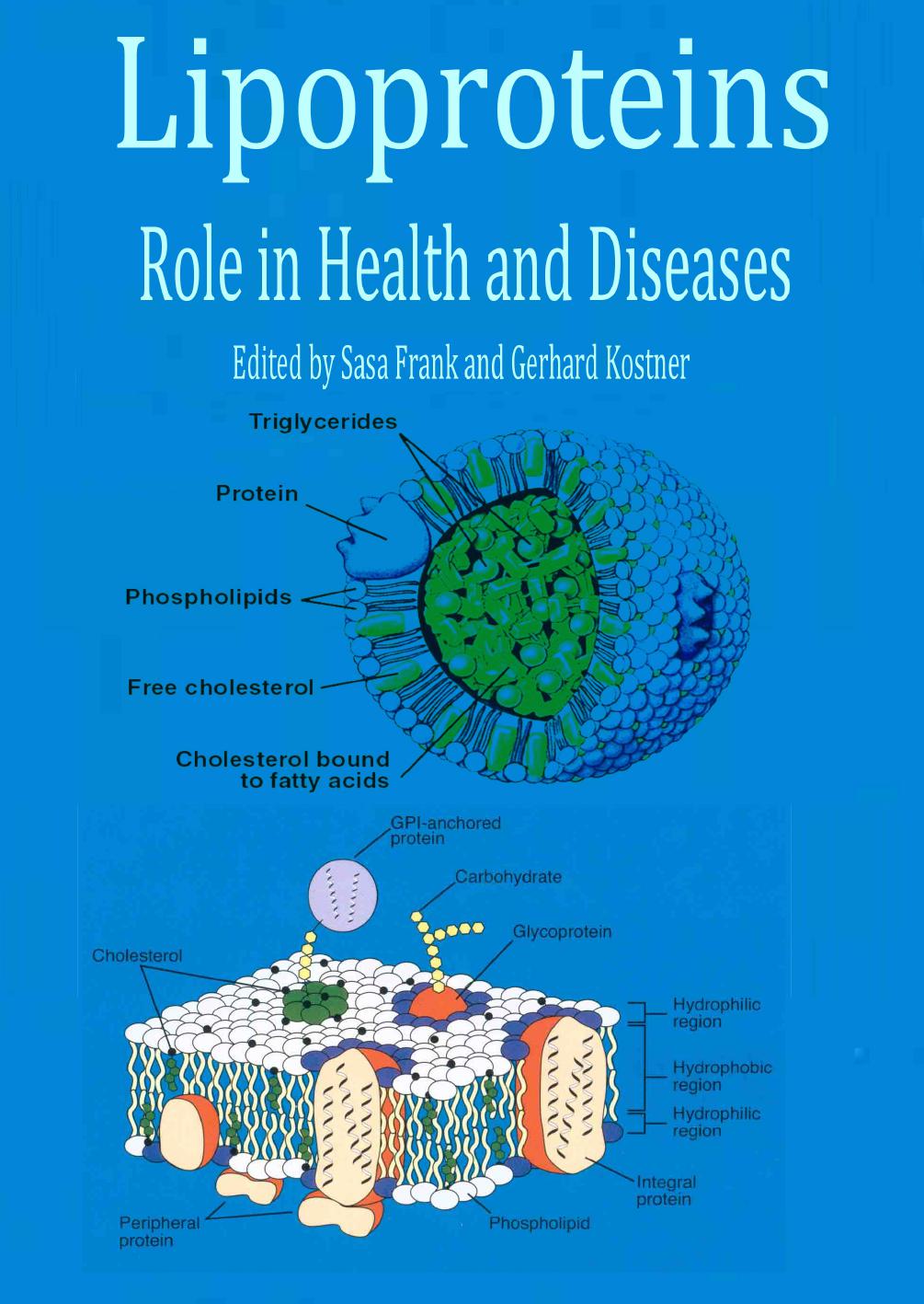 Lipoproteins Role In Health And Diseases 1st Edition Sasa Frank