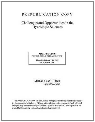 Challenges And Opportunities In The Hydrologic Sciences National Research Council