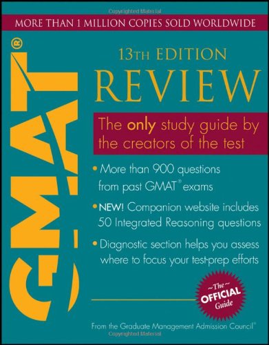 The Official Guide For Gmat Review 13th Edition Graduate Management Admission Council Gmac