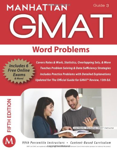 Manhattan Gmat Strategy Guide 3 Word Problems Fifth Manhattan Gmat