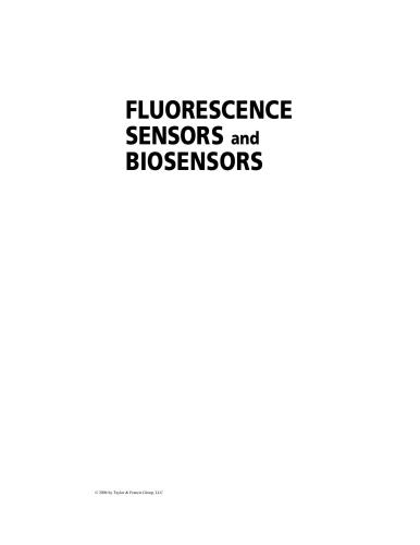 Fluorescence Sensors And Biosensors 1st Edition Richard B Thompson