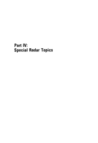 Radar Foundations For Imaging And Advanced Concepts Roger J Sullivan Phd
