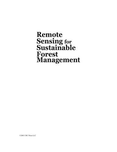 Remote Sensing For Sustainable Forest Management 1st Edition Steven E Franklin