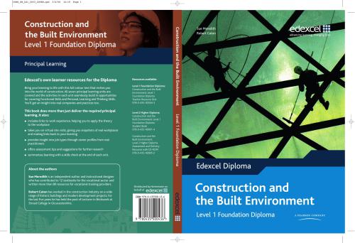 Edexcel Diploma Construction The Built Environment Level 1 Foundation Diploma Student Book Level 1 Diploma In Construction And The Built Environment Sue Meredith