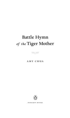 Battle Hymn Of The Tiger Mother Unabridged Amy Chua