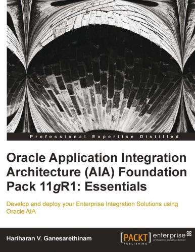 Oracle Application Integration Architecture Aia Foundation Pack 11gr1 Essentials Hariharan V Ganesarethinam